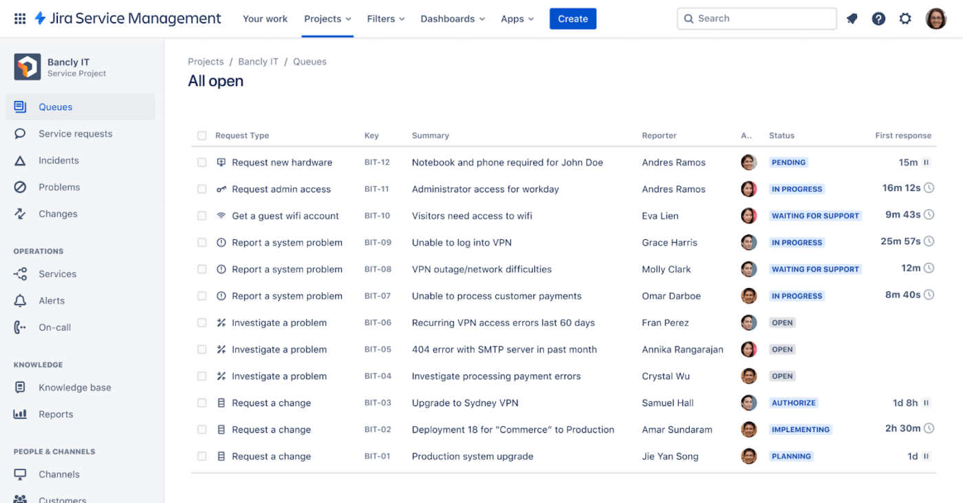 Jira Service Management for IT inventory management 