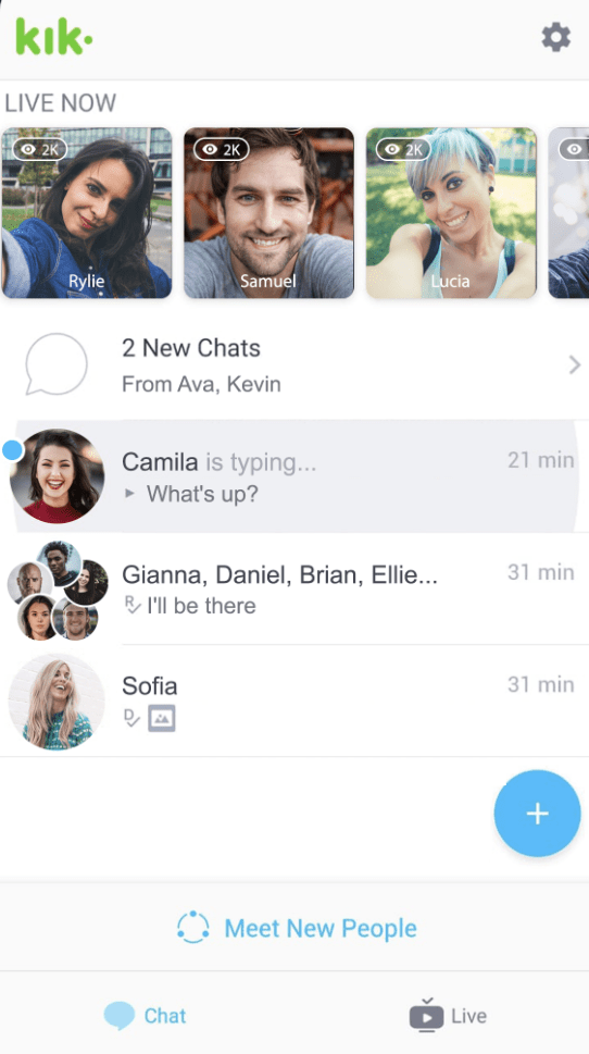 Chattare su KIK Messenger