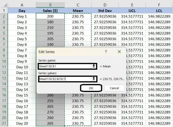 How to Create a Control Chart in Excel | Clickup