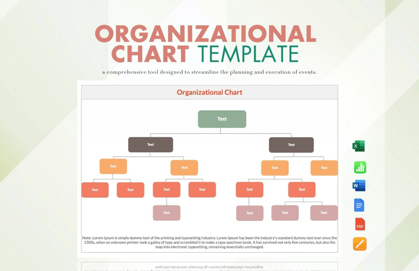 Google Docs templates org chart