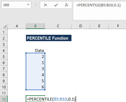 Excel 수식 예시: 기업 금융 연구소