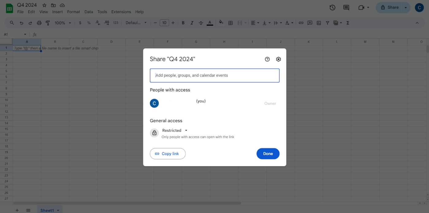 Google Spreadsheet