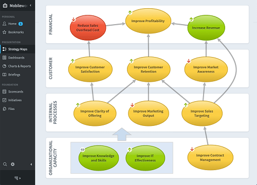 Software de Balanced Scorecard da Spider Strategies