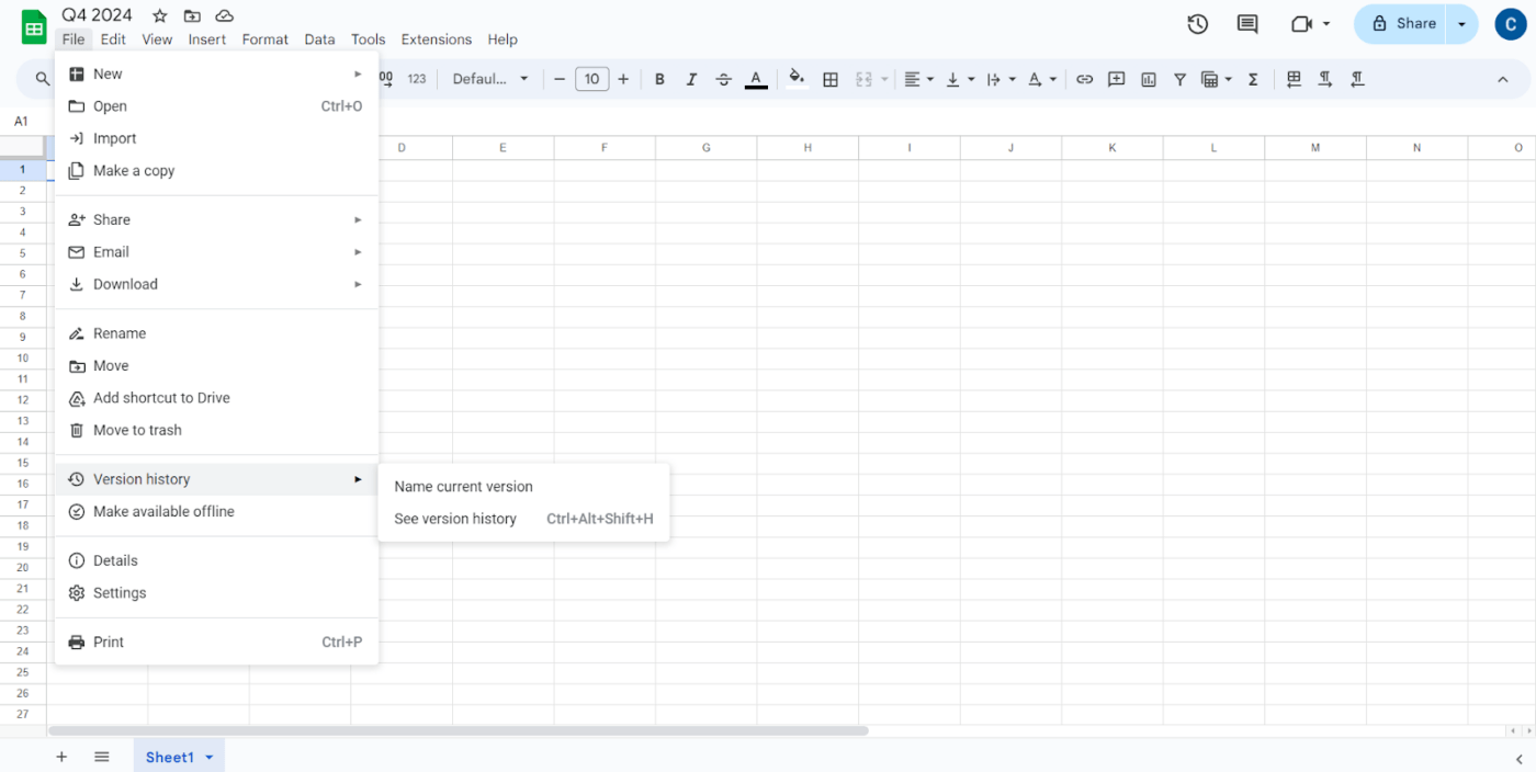 Google Spreadsheet