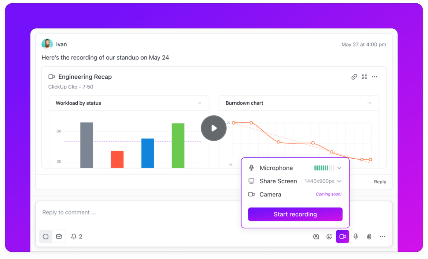 ClickUp to complement the best AI video generators 