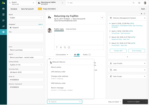 Platforma czatu Zendesk do kompleksowej obsługi klienta