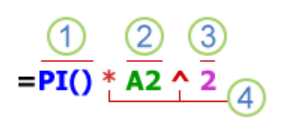 Przykład formuły programu Excel