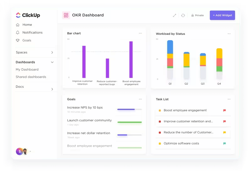 ClickUp's Project Management Feature