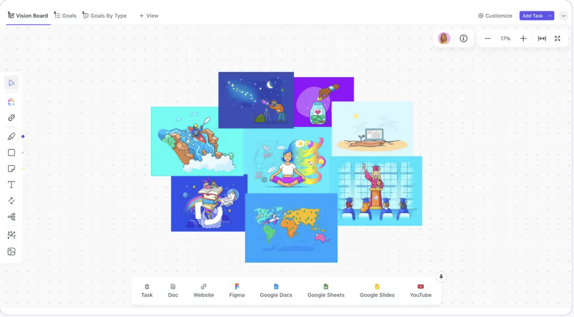 Verfolgen Sie Fortschritte, analysieren Sie die Zeit und optimieren Sie Ihren Workflow mit der ClickUp Vorlage für Produktivitätsberichte