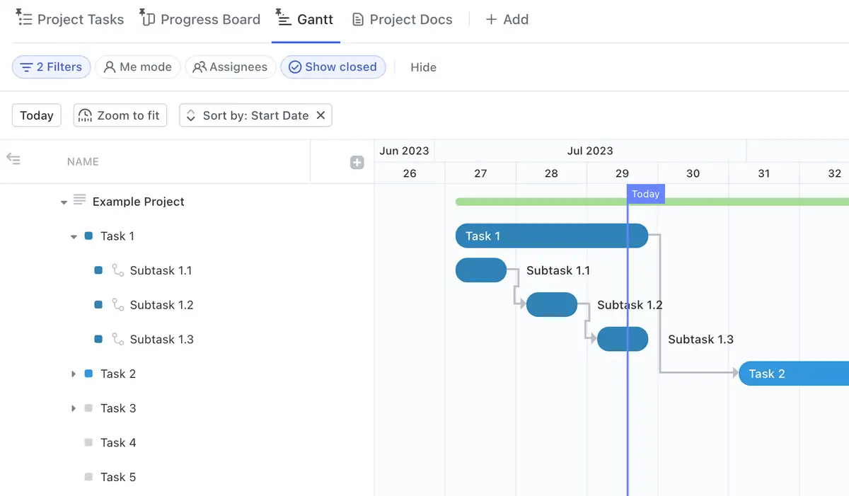 Track tasks and determine project health for efficient client services with the ClickUp Quick Start: Client Services Template