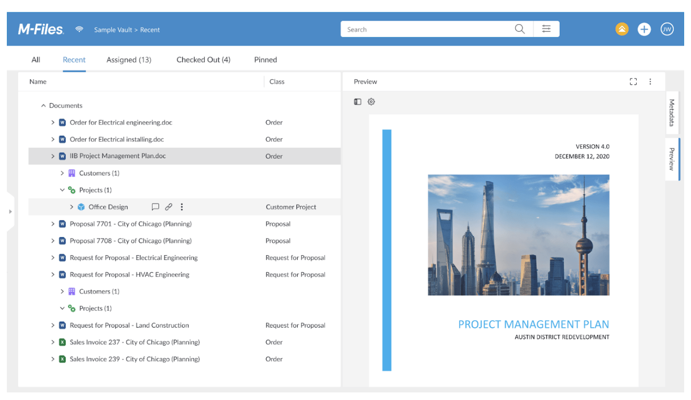 M-Files content collaboration platform