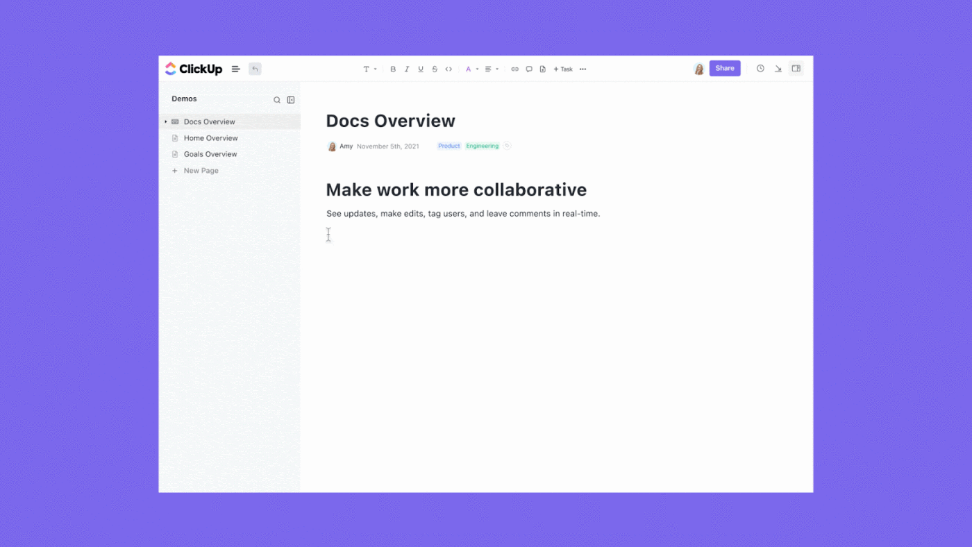 ClickUp Docs