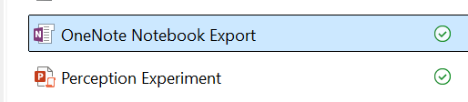 OneNote Notebook Export