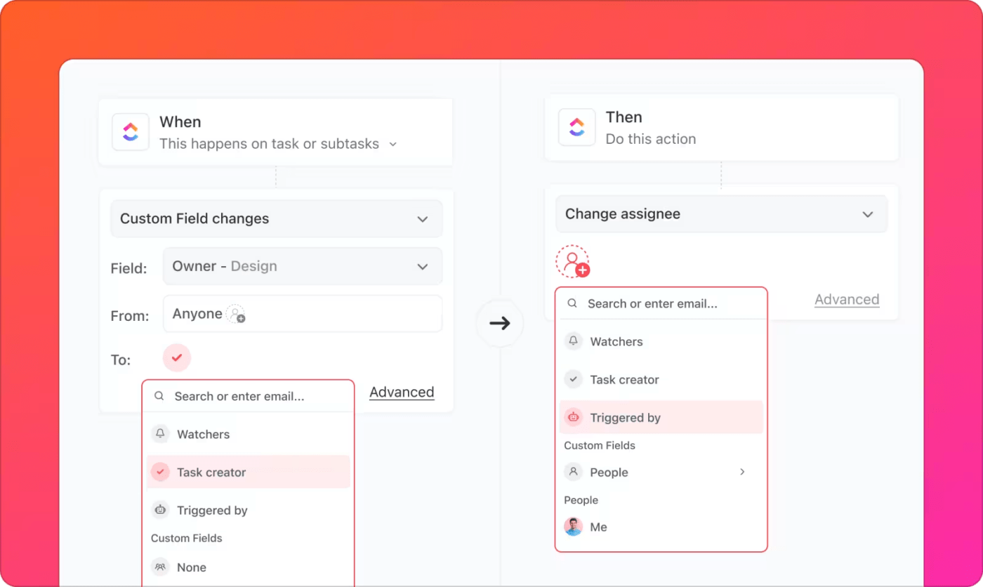 Automatyzacja w ClickUp