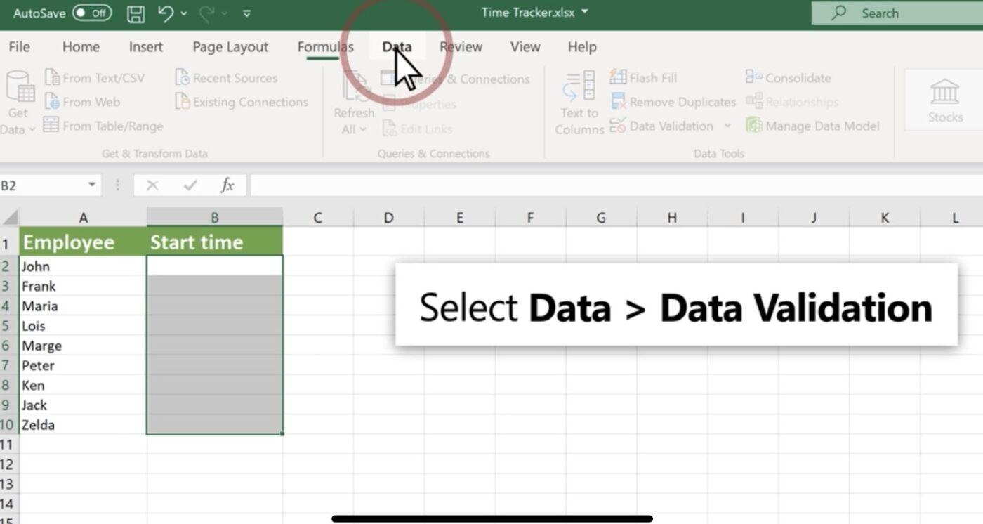 Data Validation