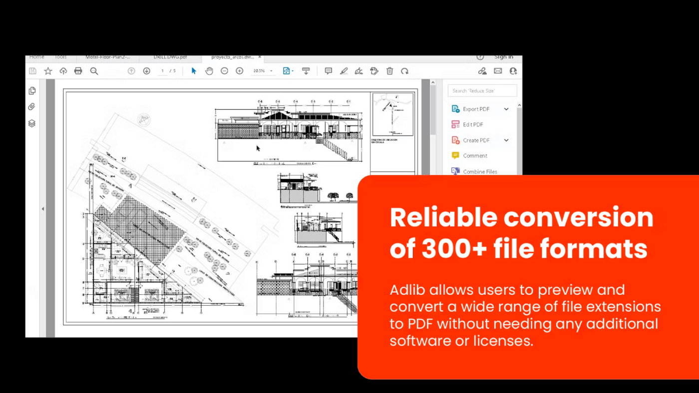 Software di elaborazione dei documenti tramite Adlib