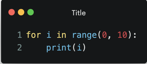 pythonのForループの最初のステップ