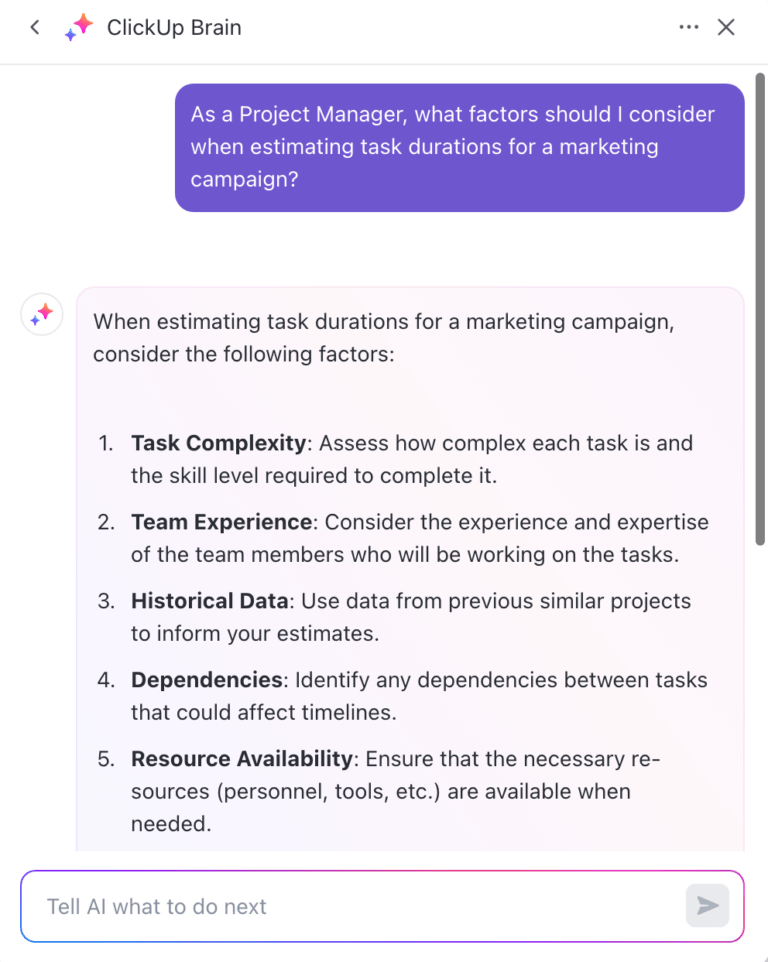 50 Best ChatGPT Prompts for Project Management | ClickUp