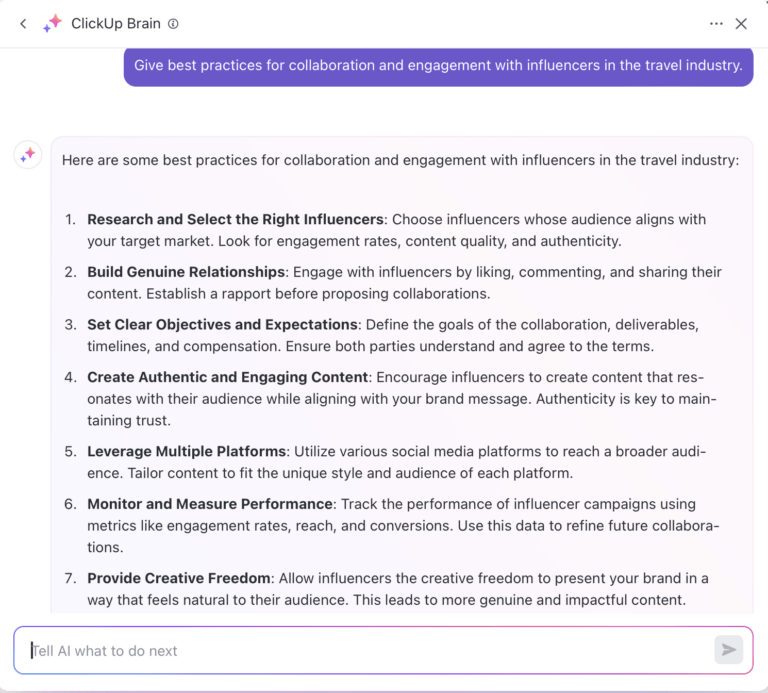 How to Collaborate with Influencers for Brand Growth | ClickUp