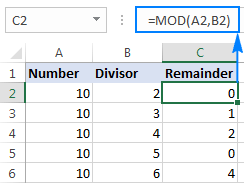 Beispiel für Excel-Formeln: Ablebits