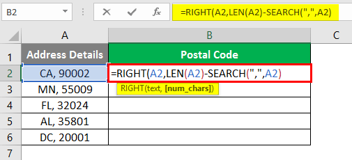 Beispiel für Excel-Formeln: EDUCBA