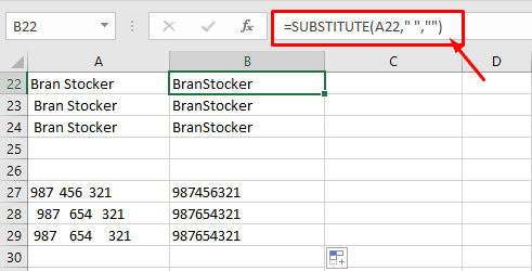 Exemplo de fórmulas do Excel: Simon Sez IT