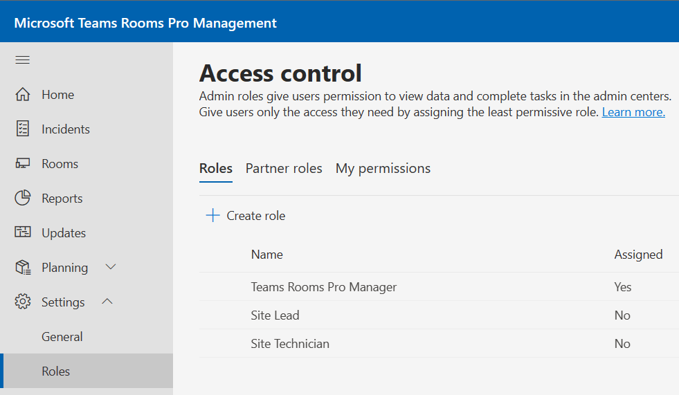 Functies voor toegangscontrole en beheer microsoft Teams