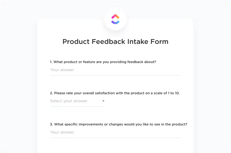 ClickUp Forms 