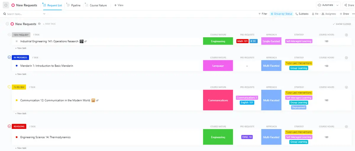 ClickUp 학습 및 개발 프로젝트