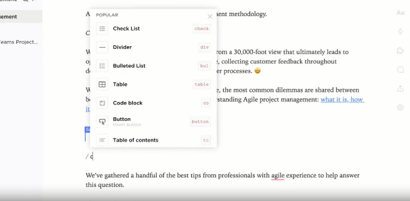 ClickUp Docs to implement the ADKAR Model 