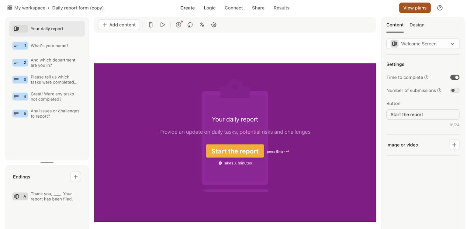 Best Free Typeform Templates and Examples | ClickUp