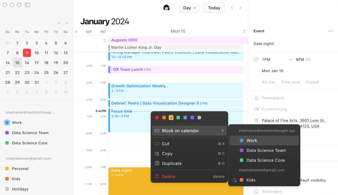 Pobierz aplikację Notion Calendar jak osadzić kalendarz Google w Notion