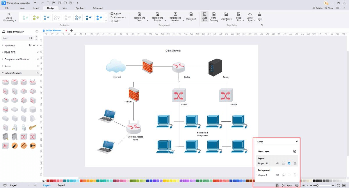 AI flowcharts for software development with Edrawmax