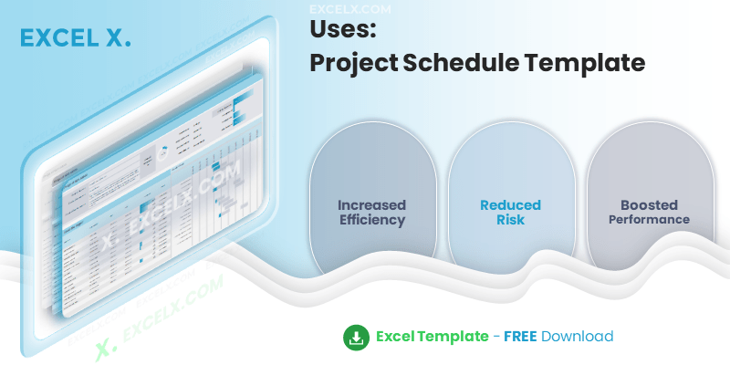 Excel Project Schedule Template by Excel X