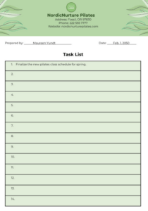 Free Task List Templates for Microsoft Word | ClickUp