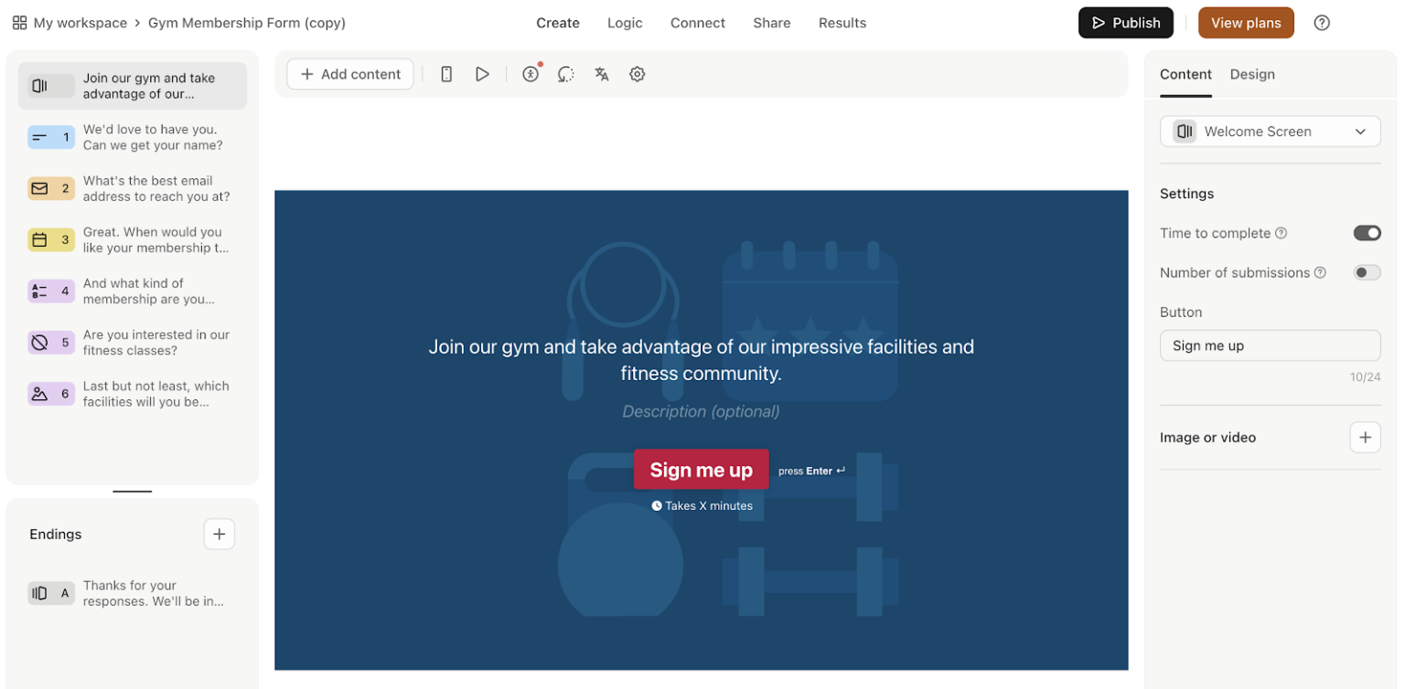 Best Free Typeform Templates and Examples | ClickUp