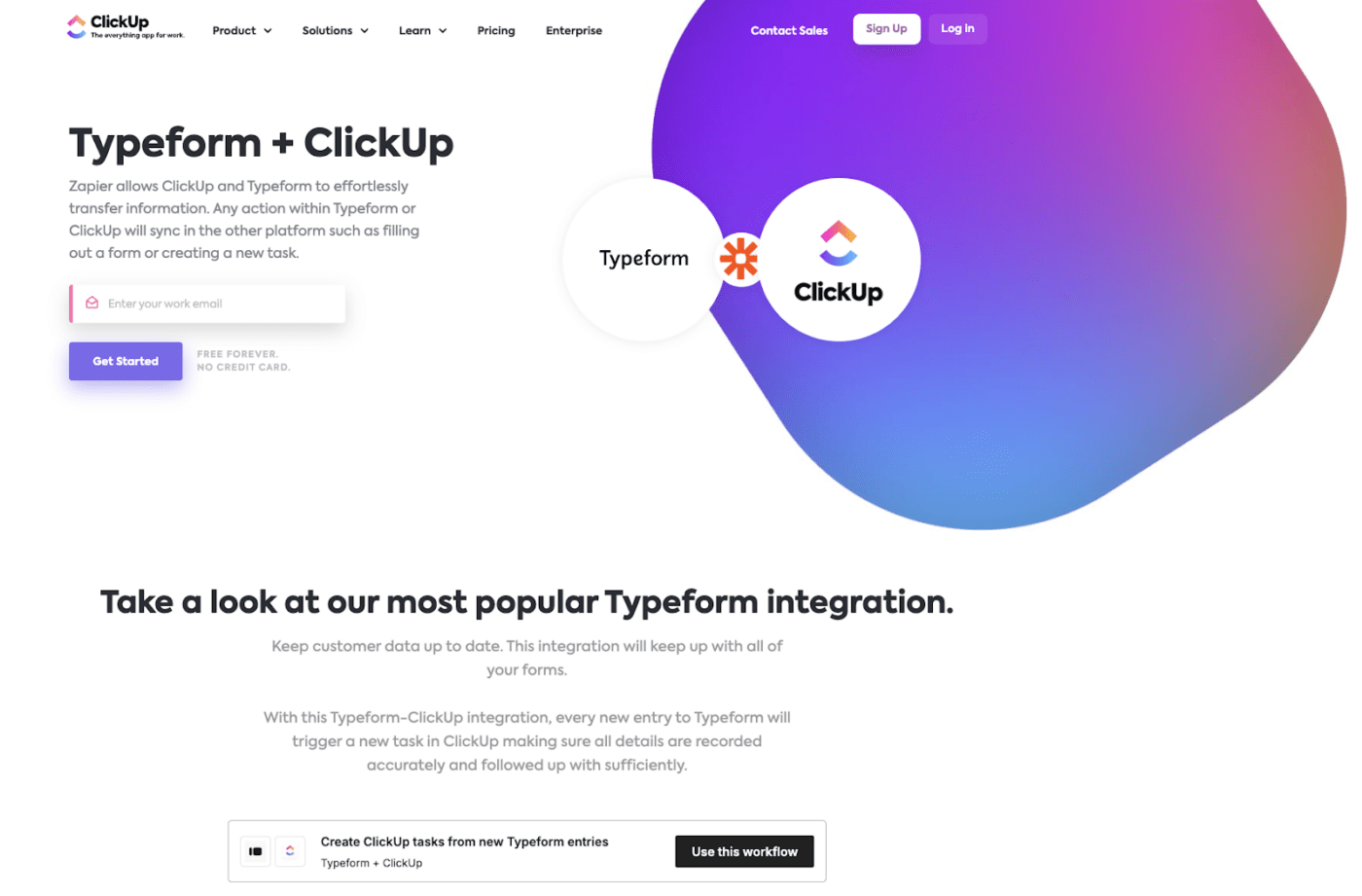 Integrating Typeform With ClickUp for Better Efficiency