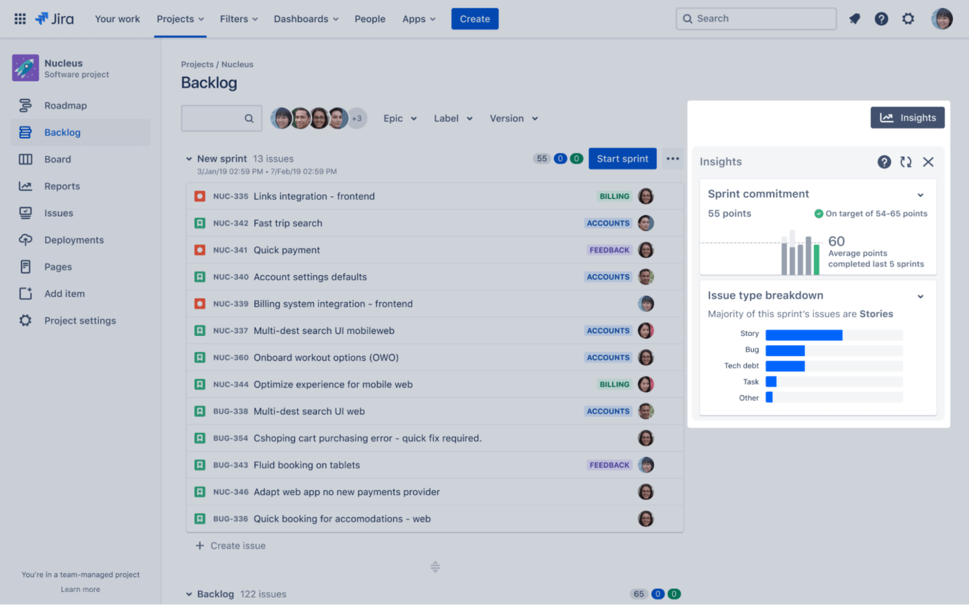 Jira ist die Software von Atlassian für Projektmanagement und Nachverfolgung von Problemen: azure devops vs jira