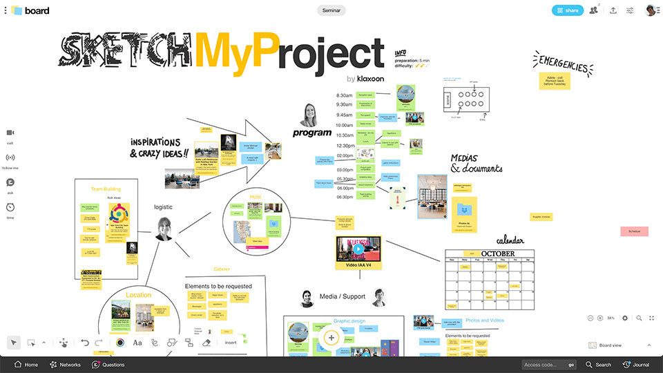 Klaxoon is a high-quality, versatile tool designed for teams that thrive on engaging workshops. Miro alternative