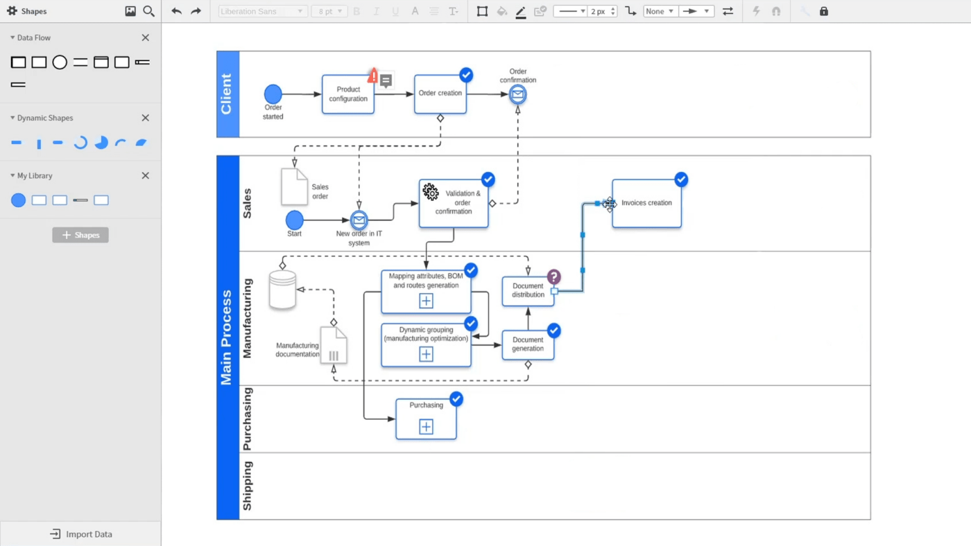 Lucidchart powerful web-based platform is ideal for creating detailed technical diagrams, flowcharts, and visualizing workflows