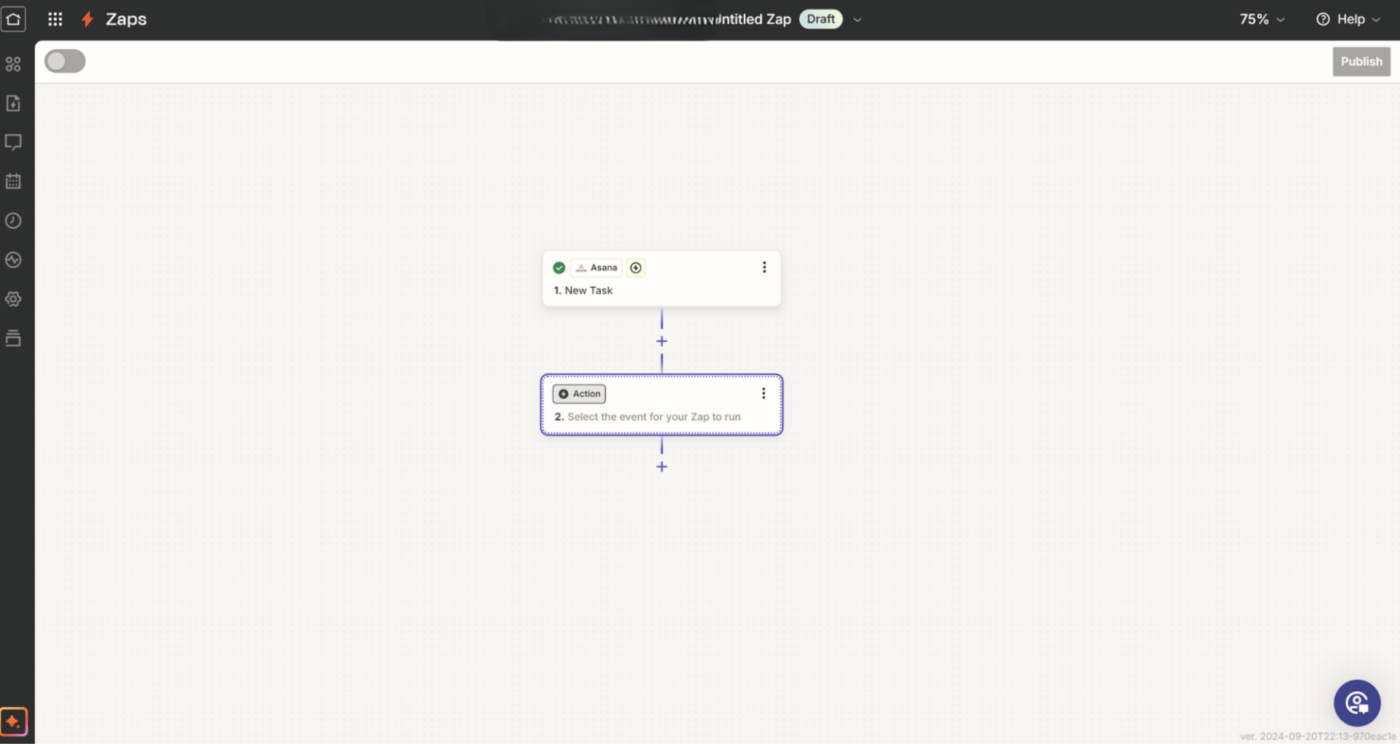 A questo punto, utilizzare la casella Azione per scegliere Excel: come esportare Asana in Excel