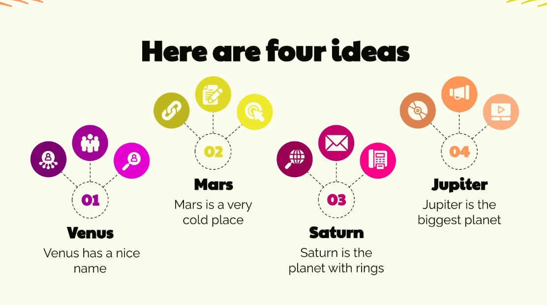 Mindmaps Vorlage für das Studium von Slidesgo