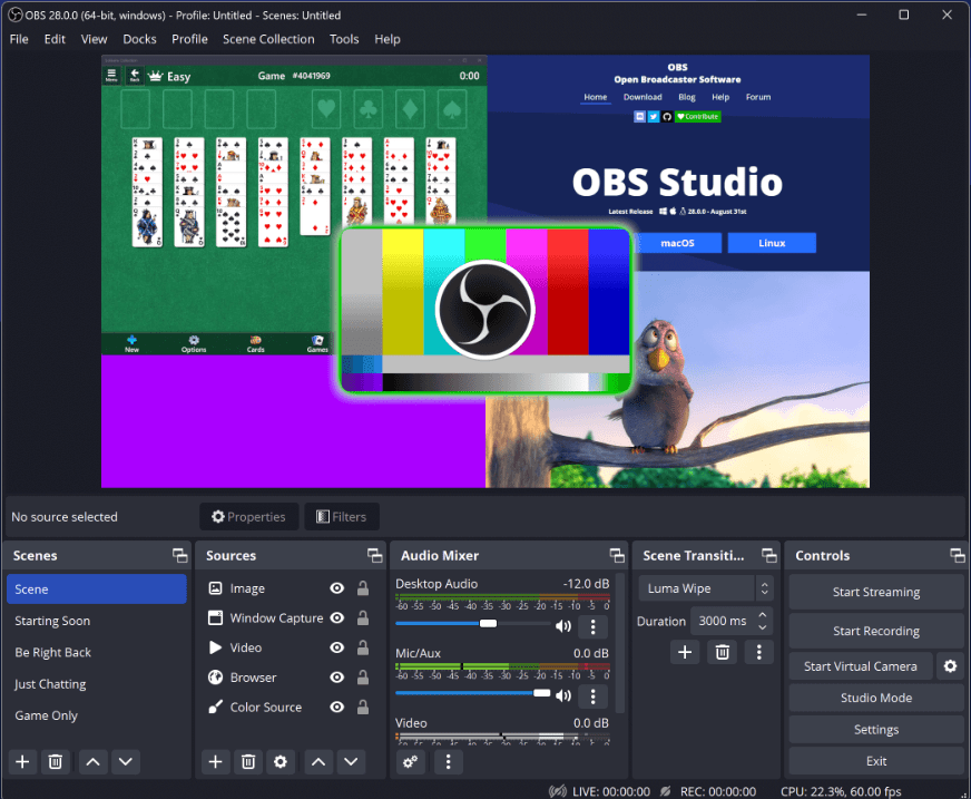 OBS Studio, uma alternativa ao snagit