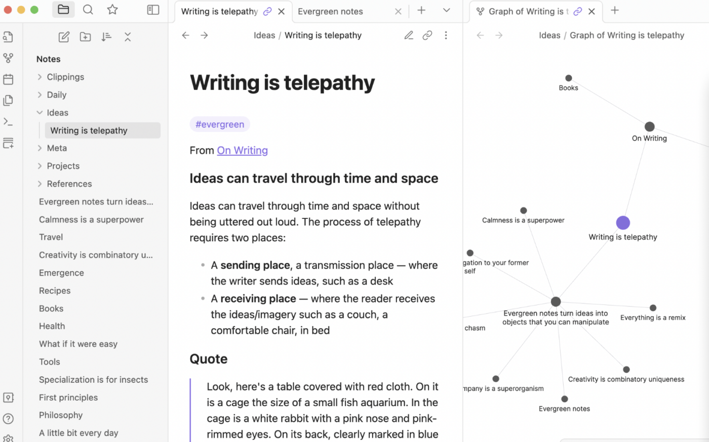 Obsidian’s minimalistic interface to streamline note-taking 