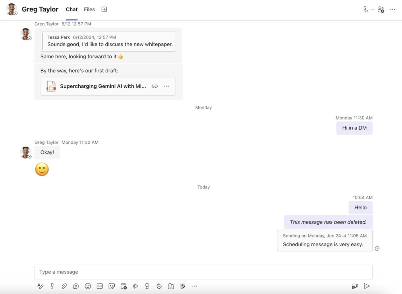 Een gepland chatbericht verzenden op Microsoft Teams