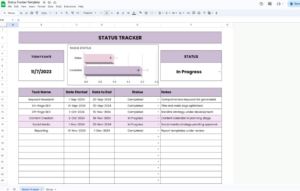 Free Daily Task Tracker Google Sheets Templates | ClickUp