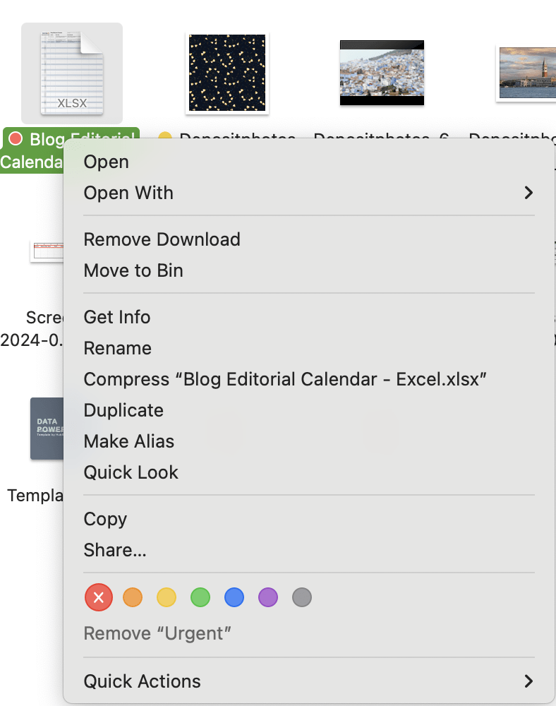 Use tags to categorize files