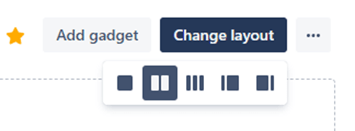 Salve o layout do painel do Jira de sua preferência