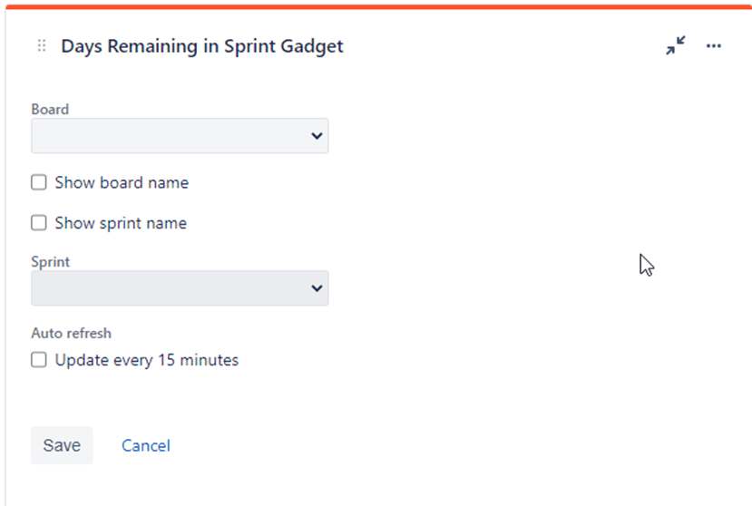 Configure Jira dashboard gadgets