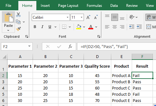 Labeling with conditional logic [IF]: excel cheat sheet